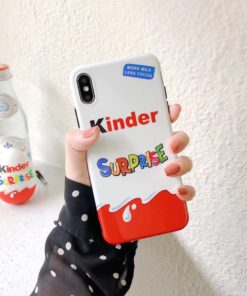 Coque pour iPhone au design Kinder Surprise